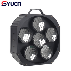 YUER™ 6 Head Rotating Reflector Ball DMX512 Sound Control For DJ Disco Party Bar Club Wedding Stage Show Lighting
