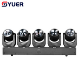 YUER™️5X60W RGBW Point Control Moving Head Light Beam Horse Racing Effect RDM DMX512 For Stage Light Effect Light Disco Dj Music Party Bar