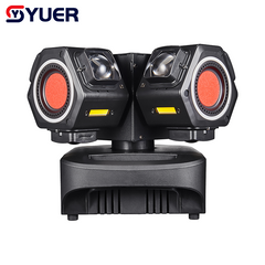 YUER™ 12x10W RGBW 4in1 +12x10W Strobe +Red Green Laser  4 Arm Moving Head Light With Ring Beam Laser Strobe Effect DMX512 Remote Control For DJ Disco Club Wedding Party Bar Stage Lighting