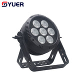 YUER™️ 7X30W RGBW 4IN1 LED Par Light Waterproof Par For DJ Disco Party Nightclub Wedding Outdoor Stage Light Effect