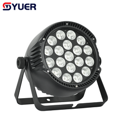 YUER™️Projecteur Par LED étanche IP65 19X10W RGBW avec effet Wash Stroboscopique, contrôle vocal DMX512 pour Disco DJ Projecteur Décoration de fête Veilleuse