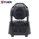 YUER™️ LED 7X12W Wash Light RGBW 4in1 DJ Disco Stage Moving Head Lights