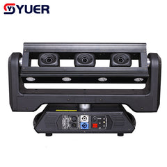 YUER™️ Luz láser estroboscópica con cabezal móvil RGB, DMX512, bola de discoteca para DJ, para discoteca, fiesta, espectáculo, iluminación LED profesional con efectos de escenario 