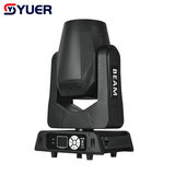 YUER™️ New 300W LED Beam Moving Head Light With Aperture Rainbow 6+12 Prism Effect DMX512 for DJ Disco Party Stage Effect Light Nightclub Bar Light