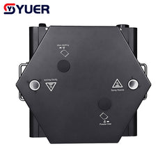 YUER™️ Máquina de chispas frías de doble cabezal giratorio de 1500W Altura de pulverización 1-5M DMX512 Equipo de efecto escénico con control remoto Decoración de boda Máquina de bengalas para fiestas