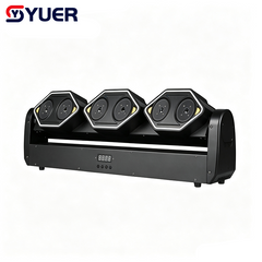 YUER™ 6x500mw RGB Swing Laser Light WIth Light Strip Wash Strobe Effect DMX512 RDM For DJ Disco Party Bar Club Wedding Stage Effect Lighting