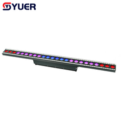 Focos YUER™️LED 24X4W RGBW 4EN1 de lavado de pared con 120X0.2W blanco cálido + efectos de carrera de caballos RDM DMX512 para DJ, club, discoteca, fiesta, pista de baile