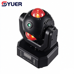YUER™ 3x15W +Red Green Blue Laser Moving Head Light Magic Ball Laser Effect DMX512 Sound Control For DJ Disco Party Bar Club Wedding Stage Effect Lighting
