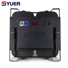 YUER™️ LED COB 4 yeux 4X100W Blinder Light DMX effet d'éclairage de scène contrôleur DMX Club Show Night DJ Disco lumières de scène professionnelles 