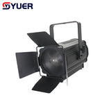 YUER™️ 200W/300W COB Auto Zoom Frsnel Spot Light DMX512 LED Lamp Stage Lighting Concert Productions With Barn Doors