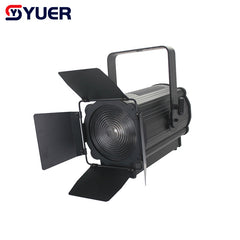 Foco COB Frsnel YUER™️ 200W/300W con Zoom Automático, Lámpara LED DMX512, Iluminación de Escenario para Conciertos con Aletas Cortaflujo