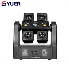 YUER™16x3W +1pcs 5050 RGBW 4in1 +2x10w Storbe +R G Laser Moving Head Light Beam Magic Ball Effect DMX512 Remote Control For DJ Disco Party Bar Club Wedding Stage Effect Lighting