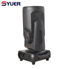 YUER™️ Lyre à tête mobile 230W 7R Beam avec anneau 3 prismes effet arc-en-ciel DMX512 DJ Disco Soirée Bar Équipement de mariage Spot LED