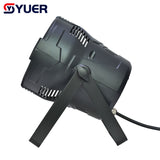 YUER™️ Mini 80W RGBW 4in1 LED Par Light Aluminium Dj DMX512 Beam Wash Strobe Effect Stage Lighting Equipment for Disco DJ Party Bar