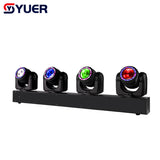 YUER™ 4x80W LED beam moving head Bar light RGBW 4in1 with ring DMX512 stage Effect lighting for DJ Disco wedding party Club