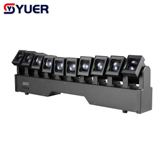 YUER™ 10x20W RGBW 4in1 +Warm/Cold White Auxiliary Light Swing Moving Head Light Beam Effect DMX512 RDM Control For DJ Disco Club Wedding Party Bar Stage Lighting