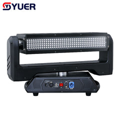 YUER™️ Nuevo proyector de haz de escáner láser de doble cara 4x2w RGB 20Kpps con cabezal móvil estroboscópico DMX, lámpara de barra de iluminación de escenario para fiesta de boda 
