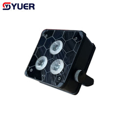 YUER™️ Foco LED Par a Batería 3x18W RGBWA UV Wall Wash DMX Control Remoto Inalámbrico por Aplicación Luz de Escenario para Dj, Club, Fiesta en Casa, Boda, Iluminación Ascendente