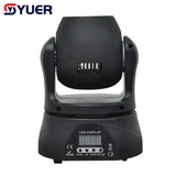 YUER™️ NEW Mold MINI LED 60W RGBW Beam Moving Head Light  DMX512 Stage Light For Home Entertainment Professional Stage Music Party