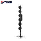 YUER™️ NEW 6 Eyes 6X50W COB + RGB Flood Blinder Light Adjustable Telescopic DMX512 For DJ Stage Lighting Effect Disco Bar Wedding Party