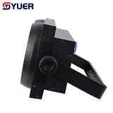 YUER™️Upgraded Version 2X100w COB Cool White+Warm White Audience Light With Ring Flash Effect PWM Strobe DMX512 Sound control For DJ Disco Party