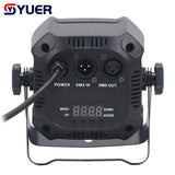 YUER™️ New 19x3W Professional Disco Light DMX512 Voice Control RGBW LED Rotating Par Light Ktv Bar Party DJ Stage Light Effect Projector