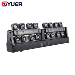 YUER™ 14x10W RGBW 4in1 +4x10w Gold Strobe +3 Red 2 Green 1 Blue Moving Head Light Lasr Strobe Effect DMX512 For DJ Disco Party Bar Club Wedding Stage Effect Lighting