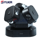 YUER™️ NEW Mold 12X10W 3 head infinitely rotating moving head light With RGB Laser Light For DJ Disco Stage Wedding Music Party Bar