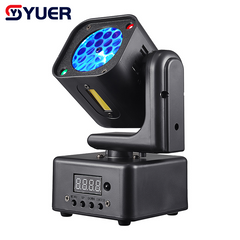 YUER™ MINI 4x10W RGBW 4in1 +5w Strobe Moving Head Light RG Laser Strobe Spot Effect DMX512 Sound Control For DJ Disco Party Bar Club Wedding Stage Lighting