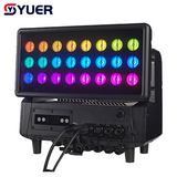 YUER™Waterproof IP65 LED 24X40W RGBW 4IN1 Moving Head Light With Auxiliary Light Wash Chauvet Passage Atomization Effect RDM DMX512 For DJ Disco Party Stage