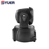 YUER™️ Mini 40W LED RGBW 4IN1 Beam Moving Head Light With Dual Ring Strobe Stage Lights DMX512 Dj Disco Party Wedding Bar Stage Effects