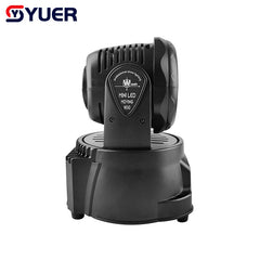 YUER™️ Mini 40W LED RGBW 4IN1 Beam Moving Head Light With Dual Ring Strobe Stage Lights DMX512 Dj Disco Party Wedding Bar Stage Effects