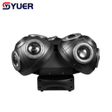 YUER™ 3 Head Beam Moving Head Light 12x10W CREE 4IN1 + RGB laser + 144 pcs 5050RGB lamp beads DMX stage lighting suitable for Dj disco party KTV club indoor light