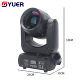 YUER™️ NEW Mini LED Moving Head Light 150W Beam+Spot+ 18 Rotating Prisms Dj Dmx Stage Light Effect Light Disco Dj Music Party Bar