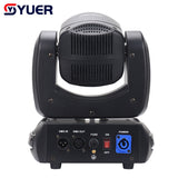 YUER™️ NEW LED 100W Spot Beam Moving Head Light 18 Face Prism DMX512 Sound Dj Stage Effect Light Party Dance Disco Bar Music Club