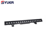 YUER™ IP65 Waterproof Full Color 18X8W RGBW 4IN1 LED Wall Washer DMX Control Device Suitable for Disco DJ Stage Bar Decoration