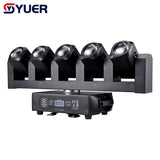 YUER™ 5x40W RGBW + 6x20W white Super Beam Strobe Moving Head Light DMX512 16CH Music Control For DJ Disoc Stage Lighting Show Party Club Park Indoor Bar