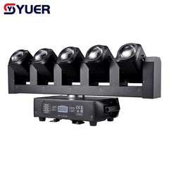 YUER™ 5x40W RGBW + 6x20W white Super Beam Strobe Moving Head Light DMX512 16CH Music Control For DJ Disoc Stage Lighting Show Party Club Park Indoor Bar