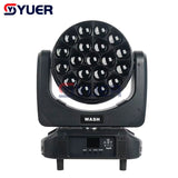 YUER™️ 19X20W Big Bee Eye Zoom RGBW Moving Head Light DMX512 RDM 21/23/35/78/92/97/99CH Beam+Wash  DJ Disco Bar Music Stage Effect Equipment