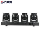 YUER™ 4x80W LED RGBW 4IN1 Moving Head  Beam Light  With Ring Infinite Rotation Wash DMX512 stage Effect For DJ Disco Wedding party Club