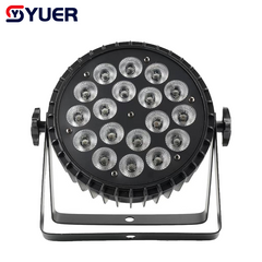 YUER™ Aluminum Alloy 18X12W RGBW 4in1/18x18W RGBWA+UV 6in1 LED Par Lighting DMX512 For Disco Dj Party Bar Club Stage Lighting
