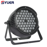 YUER™️ LED Waterproof IP65 54X3W RGB Par Light With Wash Strobe Effect Voice Control DMX512 For Disco DJ Projector Party Decoration Night Light