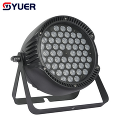 YUER™️ LED Waterproof IP65 54X3W RGB Par Light With Wash Strobe Effect Voice Control DMX512 For Disco DJ Projector Party Decoration Night Light