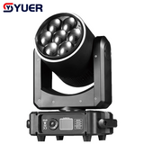 YUER™ Mini 7X60W RGBW 4IN1 LED Bee Eye Moving Head Light Beam Wash Zoom Circle Control Effect RDM DMX512 For DJ Disco Stage Wedding Party Bar