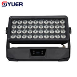 YUER™ IP65 Waterproof LED 40x15w RGBW 4in1 Wash Floodlight Par Light Strobe Light DMX512 Control for Party Wedding DJ Disco