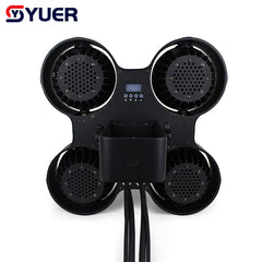 YUER™️ LED COB a prueba de agua 4 ojos 4X100W Luz cegadora DMX Efecto de iluminación de escenario Controlador DMX Club Show Night DJ Disco Luces de escenario profesionales 