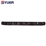 YUER™️ NEW Dj Moving Head Laser Light 8+8 eyes Red Laser RGB LED Beam Lighting DMX512 For Stage Night Club Bar Dance Floor