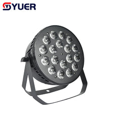 Focos LED YUER™️ RGBW 18x10W 4 en 1, para pared, efecto estroboscópico, para eventos, discotecas, DJ, bodas, escenarios, fiestas y espectáculos