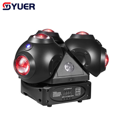 YUER™ 10x40W RGBW 4in1 +240x0.5w White +240x0.5w Gold Swing Moving Head Light Beam Effect DMX512 Sound Control For DJ Disco Party Bar Club Wedding Stage Lighting