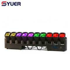 YUER™ 10X40W LED RGBW 4in1 Swing Beam 10 Head Moving Head Light DMX512 For DJ Disco Bar Live Show Concert Stage Lighting